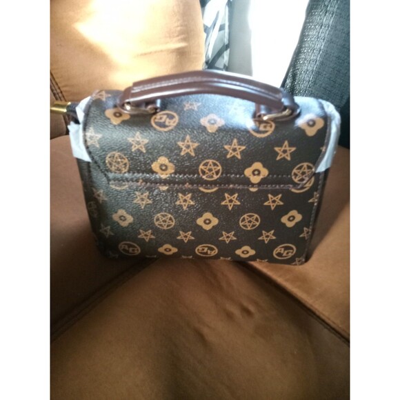 Womens Small Brown & Gold Stylish Handbag with Strap...(H1) - Picture 6 of 6